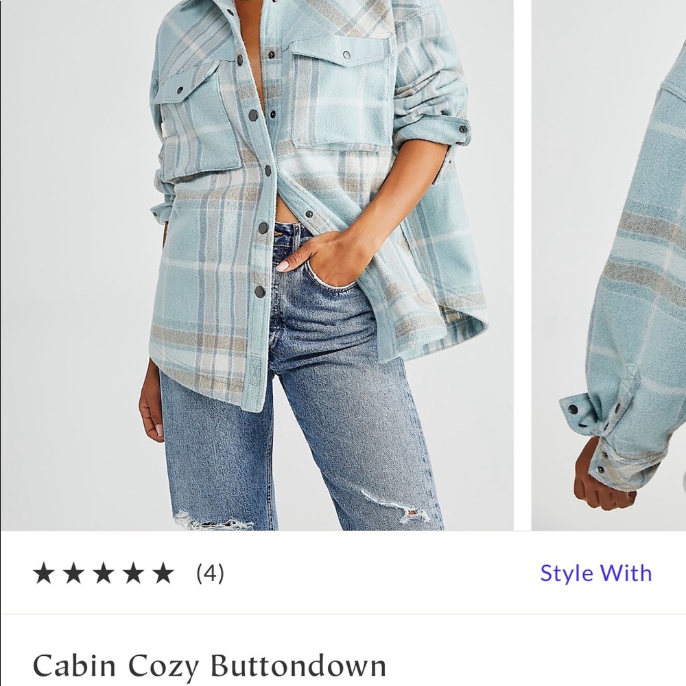 Cabin Cozy Buttondown by Free People. New with tags!!